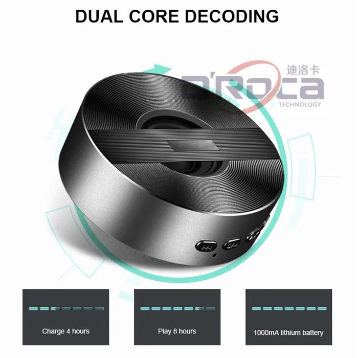 To US, Logo printing cheap custom branded blue tooth speaker,wireless speaker hands free - ANKUX.COM