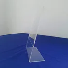 Factory Wholesale 6 pack Clear 8.5 x 11 Acrylic Slant Back Sign Holder Slanted Ad Frame