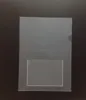 A4 transparent clear name card pocket L file folder