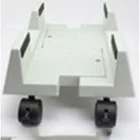 CPU Plastic holder with under desk computer casters