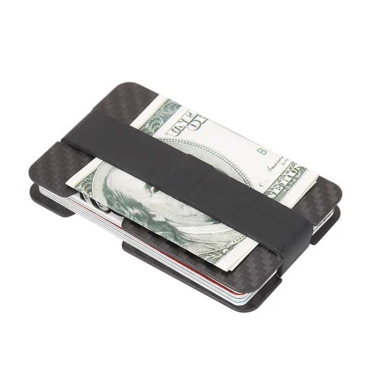 RFID Blocking Carbon Fiber Minimalist Wallet Slim Credit Card Holder Money Clip Wallet Designed for Front Pocket EDC & Travel, Black
RFID Blocking Carbon Fiber Minimalist Wallet Slim Credit Card Holder Money Clip Wallet Designed for Front Pocket EDC & Travel, Black