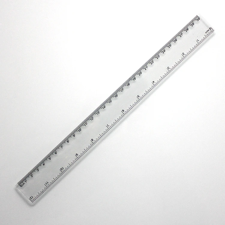30cm Plastic Geometry Geometric Ruler Set