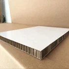 White corrugated paper honeycomb cardboard panel only 5mm thickness for printing and advertising