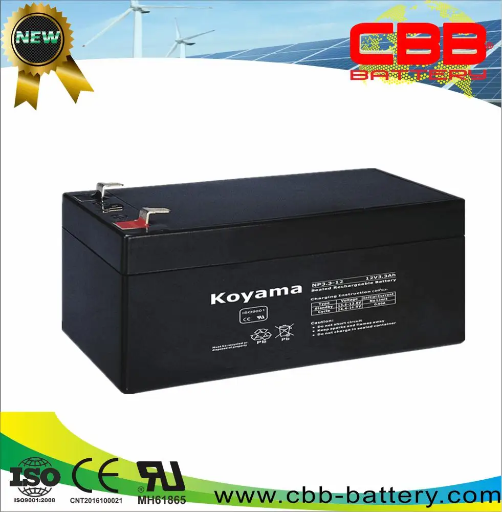 CBB NP3.3-12 12V 3.3Ah F1 Replacement Battery