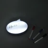 Desk Message Board LED Light Erasable White Board With Pen