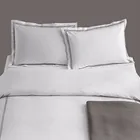 100% Cotton 400TC Embroidery hotel bed linen , Cotton sheet set