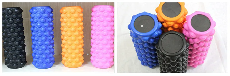 Medicine foam roller 14"5" etra firm for deep tissue massage and releasing pain PU foam roller fitness block fitness equipment