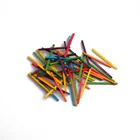 50mm Multi-colored Wooden Match Splints For Kids Arithmetic Early Education