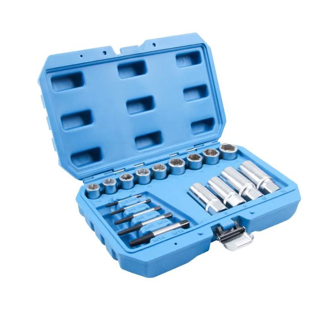 Viktec Workshop Damaged Rounded Bolt Nut Stud Screw Remover Set Hand