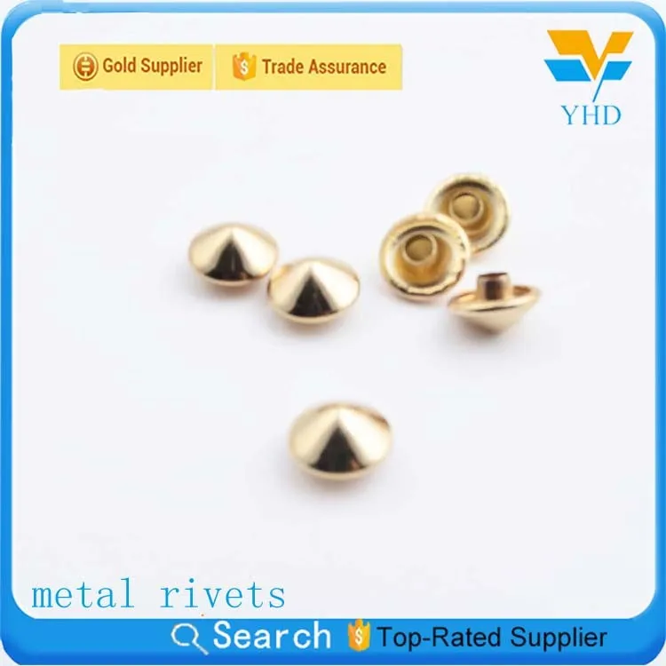 wholesale fashion decorative metal studs sizes grommets for handbags