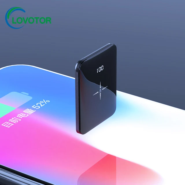 Wireless charger mini power bank 10000mah for huawei honor 8, Black red
Wireless charger mini power bank 10000mah for huawei honor 8, Black red