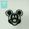 Hotfix Lovely Mouse Rhinestone Beaded Patch For Clothes