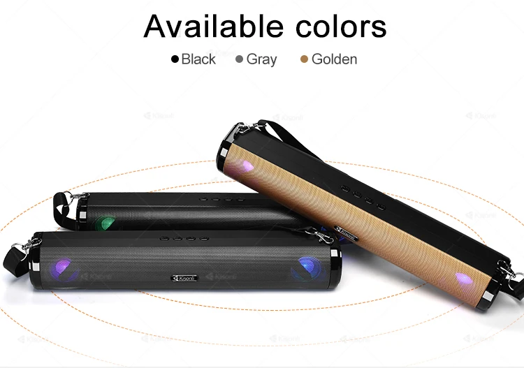 TWS true wireless stereo speakers 10W Handsfree call portable Soundbar subwoofer - ANKUX.COM