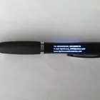 Guangzhou promotional touch screen half metal cheap souvenir ball pen with custom logo