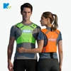 Fluorescent Mesh Cycling Safety LED Flashing Lighted Reflective Running Vest