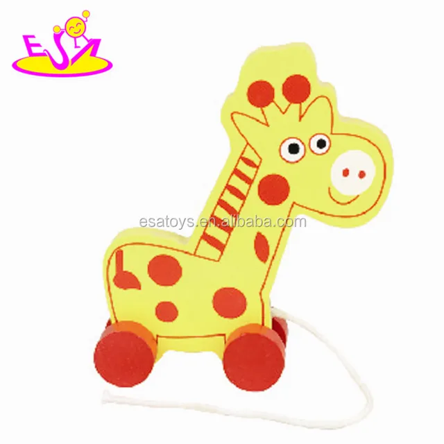 new design kid wooden pull push toy, wholesale cheap pull push