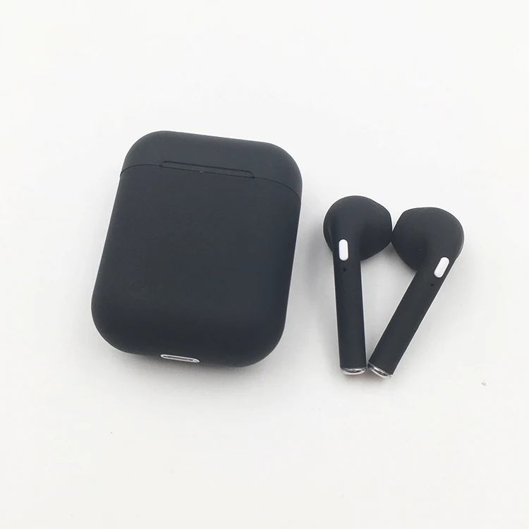 color i9s matt black matt red tws with charging box twins wireless earphone V5.0 Music Earbuds Stereo Blue-tooth Headphones - ANKUX.COM