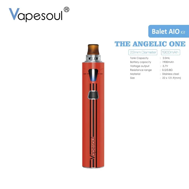 itsuwa vapesoul balet aio kit refillable all in one cartomizer