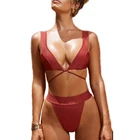 Wholesale fashionable top teen bikini thong sexy swimwear