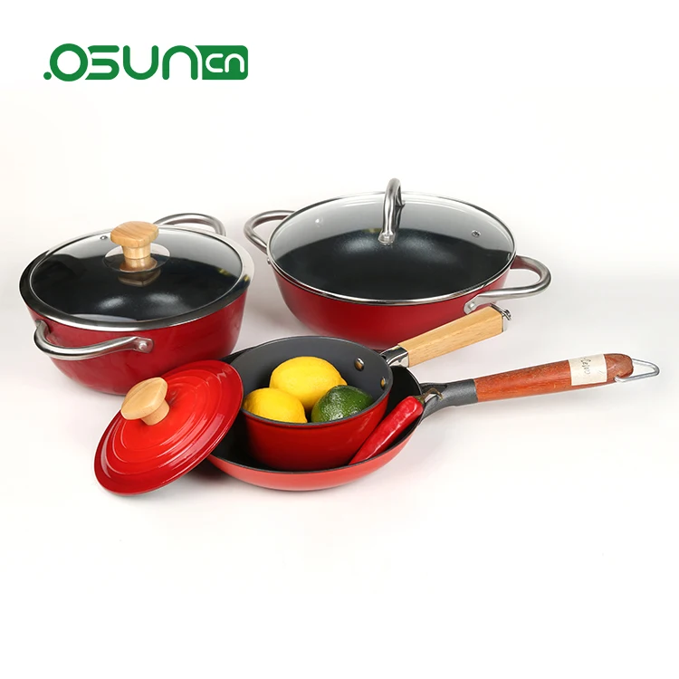 induction ceramic cookware set, indian cookware and kitchenware cookware set