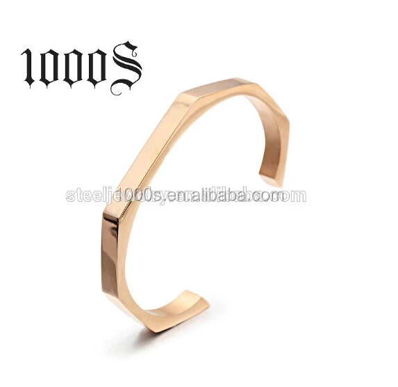 Costume Stainless Steel Men Cuff Bangle Bracelet With Gold Plating, As picture
Costume Stainless Steel Men Cuff Bangle Bracelet With Gold Plating, As picture