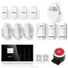 KERUI 8218G multi language control menu support smart phone APP wireless digital home security alarm system