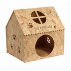 Collapsible Folding KD Wooden Dog Cat Pet House For Small Animals