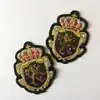 Custom Embroidery Sequin Film Bullion Wire Patch For Clothing