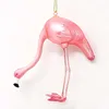 Christmas tree home Party decoration hanging hand blow painting glass flamingo ornament
