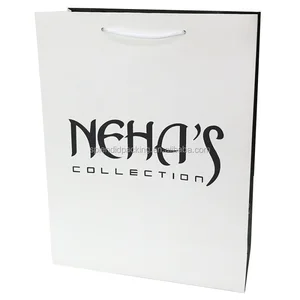 custom elegant colored paper bag gift bags
