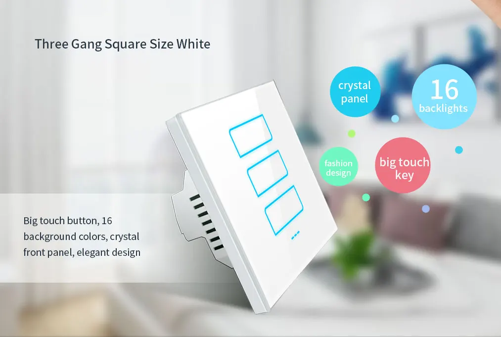 2019 new Lanbon L7 series wifi zigbee smart home switch modern design wall light switch 1 gang 2 gang 3 gang remote control - ANKUX.COM