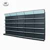 5 Section Wall Faced Slatwall Supermarket Shelf With Light Box