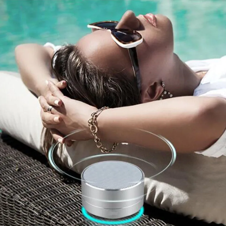 Breathing LED light design super bass 10m wireless speaker with hands-free - ANKUX Tech Co., Ltd