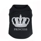 princess fashion pet Dog T shirt Cat vest Dog Summer Clothes