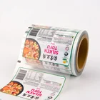 Factory oem roll sealing transparent film for cup with full color printing