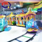 High safety kids amusement park rides electric baby train for outdoor games