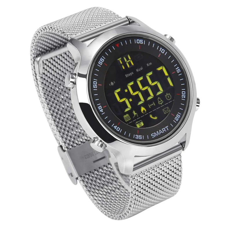 Waterproof Wireless BT 4.0 EX18 Smart Watch Men Sport for Android ios, Black;green;orange;silver
Waterproof Wireless BT 4.0 EX18 Smart Watch Men Sport for Android ios, Black;green;orange;silver