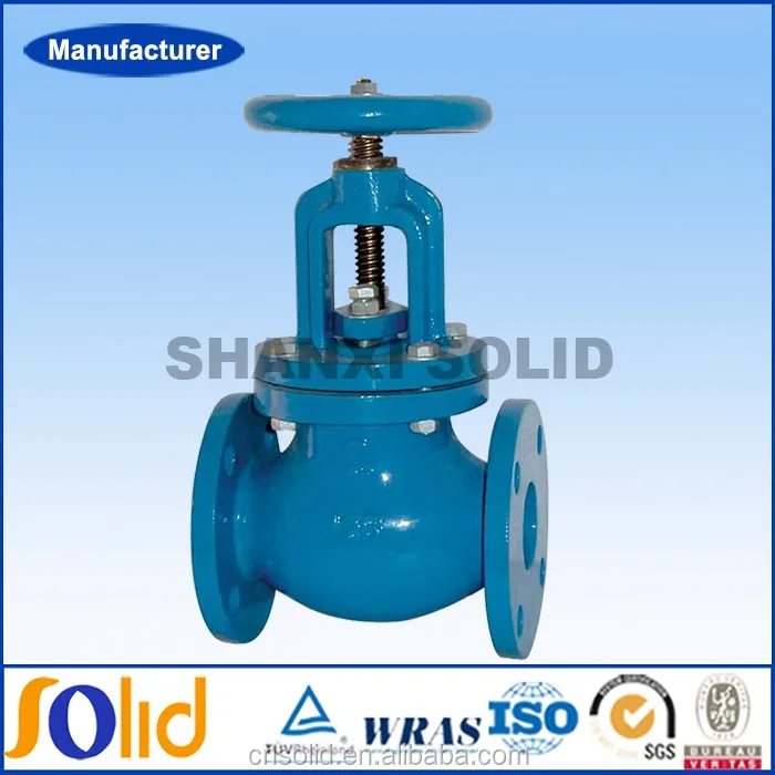 mss sp-85/din 3202 f1/bs 5152 cast iron globe valve