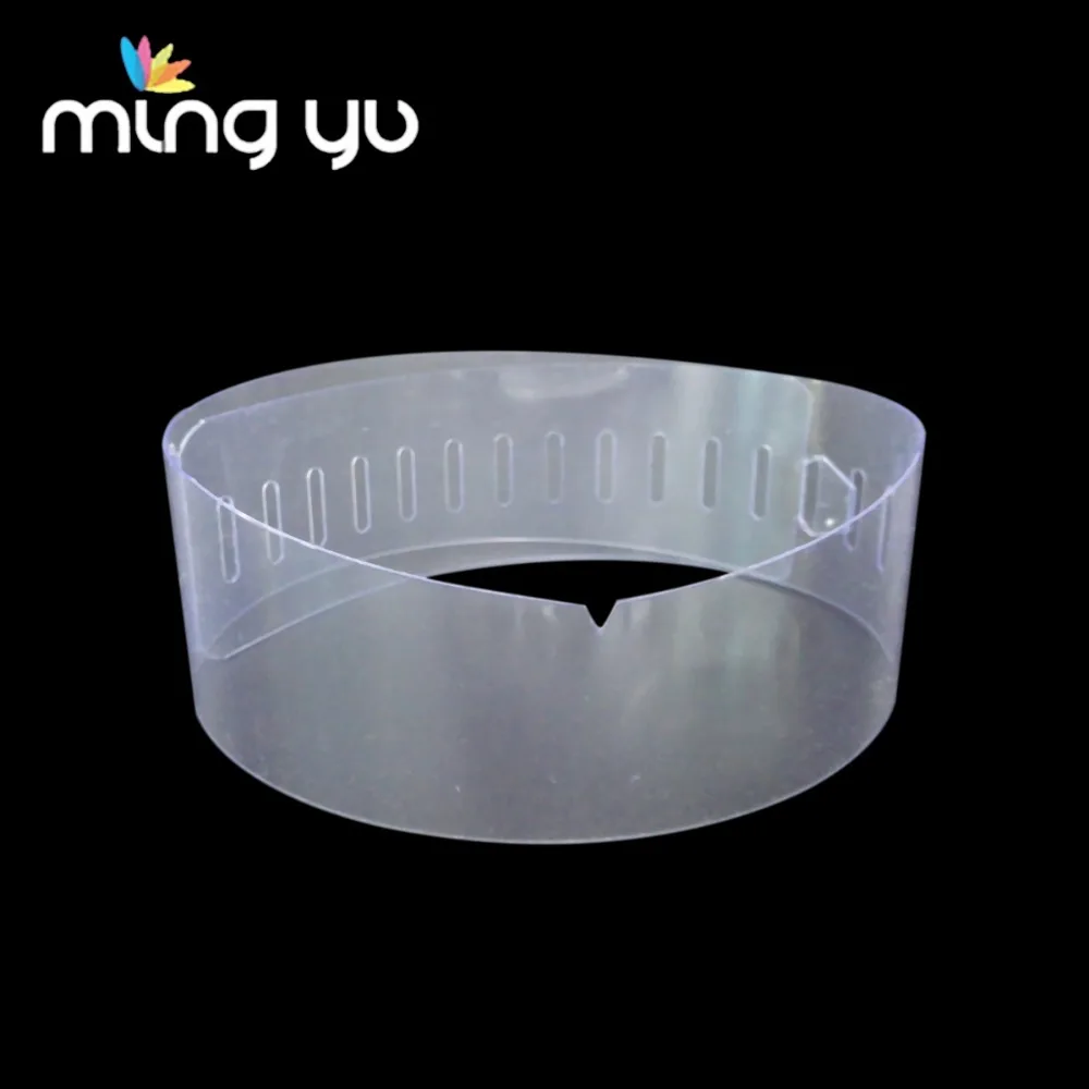 Factory Price Transparent Garment Accessories plastic collar band for shirt PVC/PET Shirt Collar Support