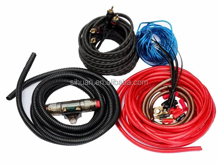 high quality complete China supplier for 4 gauge car audio amplifier installation wiring kit