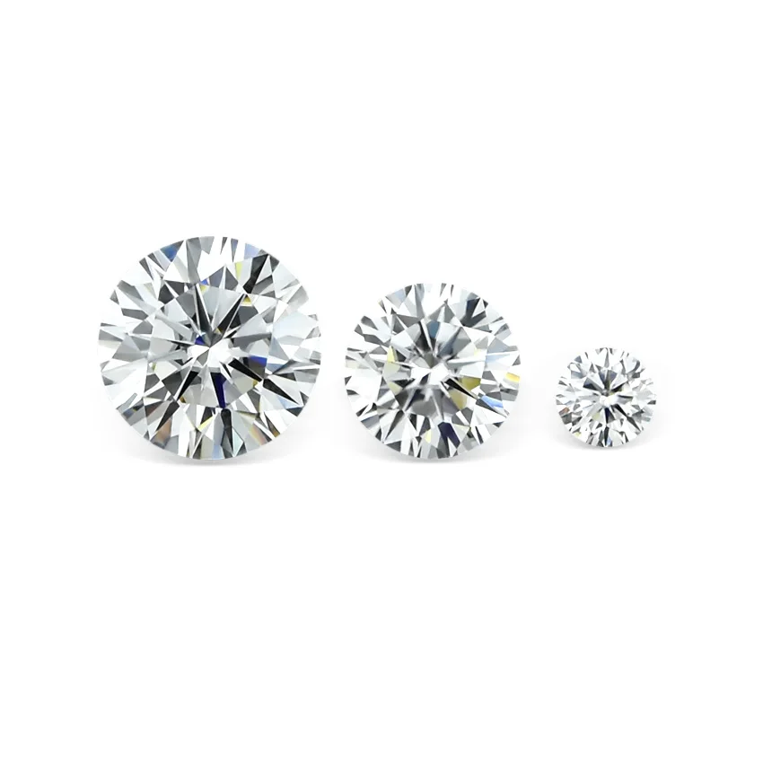 Wholesale jewellery accessories 4.0mm-10.0mm GH color white round brilliant cut moissanite
Wholesale jewellery accessories 4.0mm-10.0mm GH color white round brilliant cut moissanite