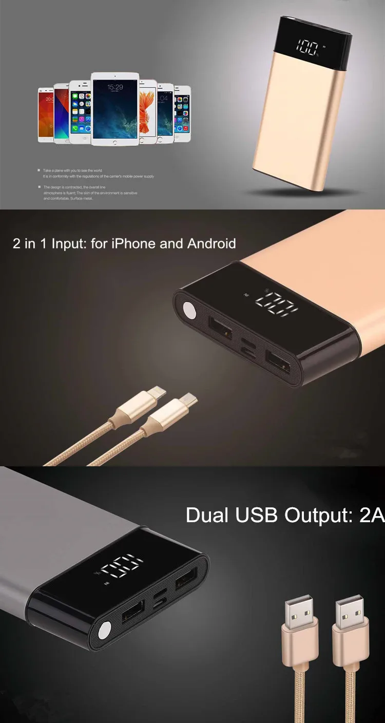 Allowed on Planes Power bank Li-polymer Battery Power bank wallet HOT sale power bank - ANKUX.COM