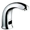 Electronic hand free sensor deck tap for sink used in public places