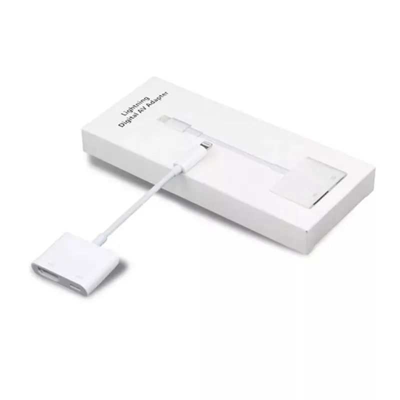 For Apple 2 in 1 HDTV to Digital AV Adapter - ANKUX.COM