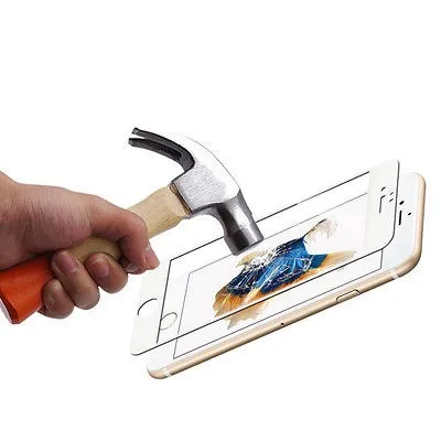 Anti-fingerprint Full Cover Tempered Glass for iphone 6/7 9H 0.33mm Silk Screen Protector for iphone 6/7 Tempered Glass