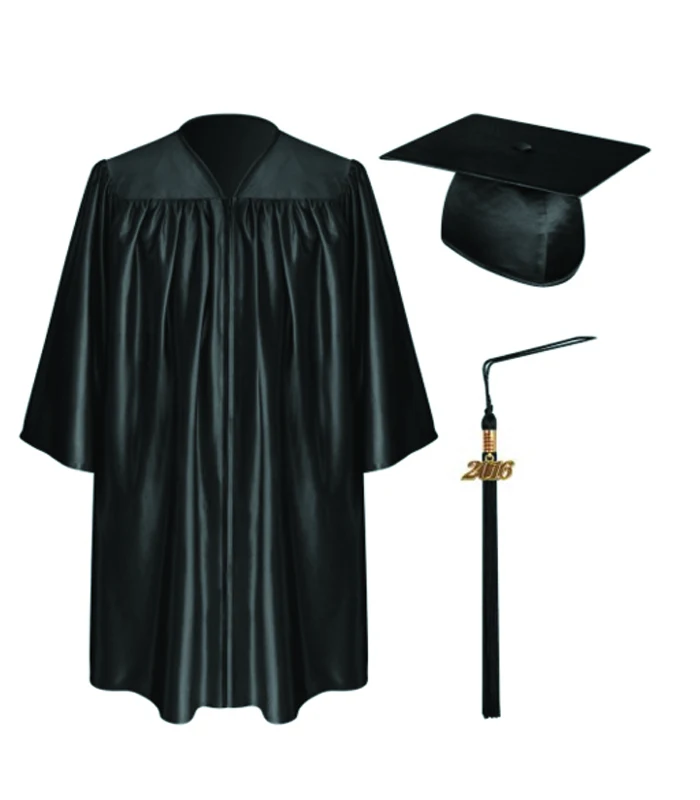 Customized Black Red Kindergarten Graduation Apparel/bachelor Gowns