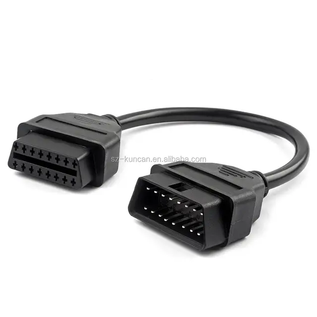 obd2 obdii adapter diagnostic connector cable fits for all cars