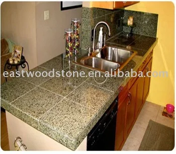 Granito Verde Azulejo De La Cocina Encimera - Buy Baldosas De Granito