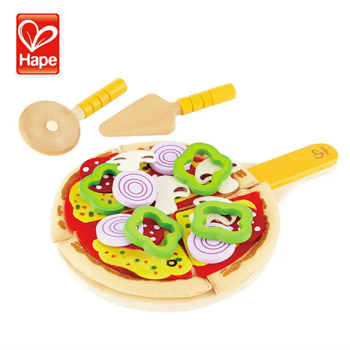 Hape brand Water based paint eco-friendly wooden cooking pizza games
