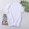Wholesale China Print Logo Plain White Blank Sport Casual T Shirt